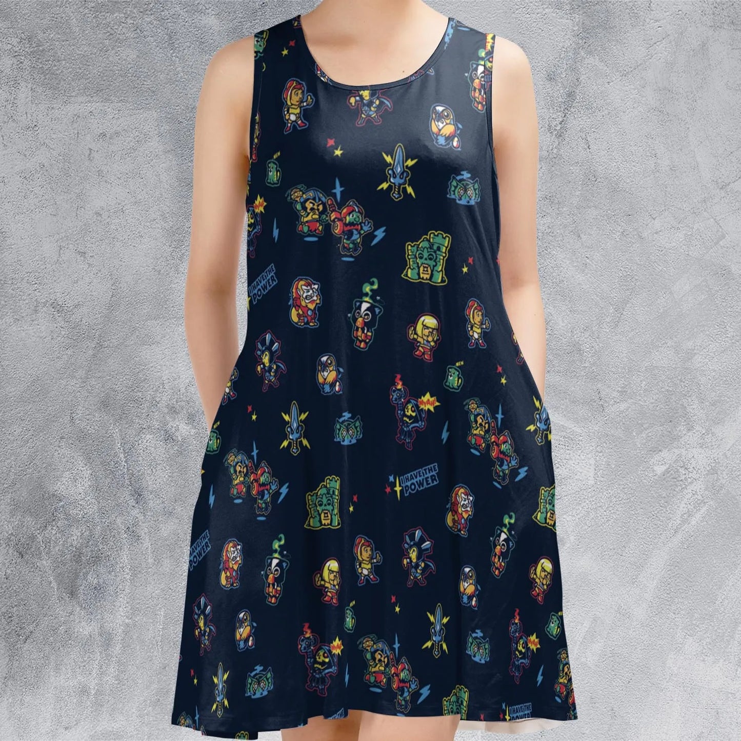 Sleeveless Dress - NQK2UWWR