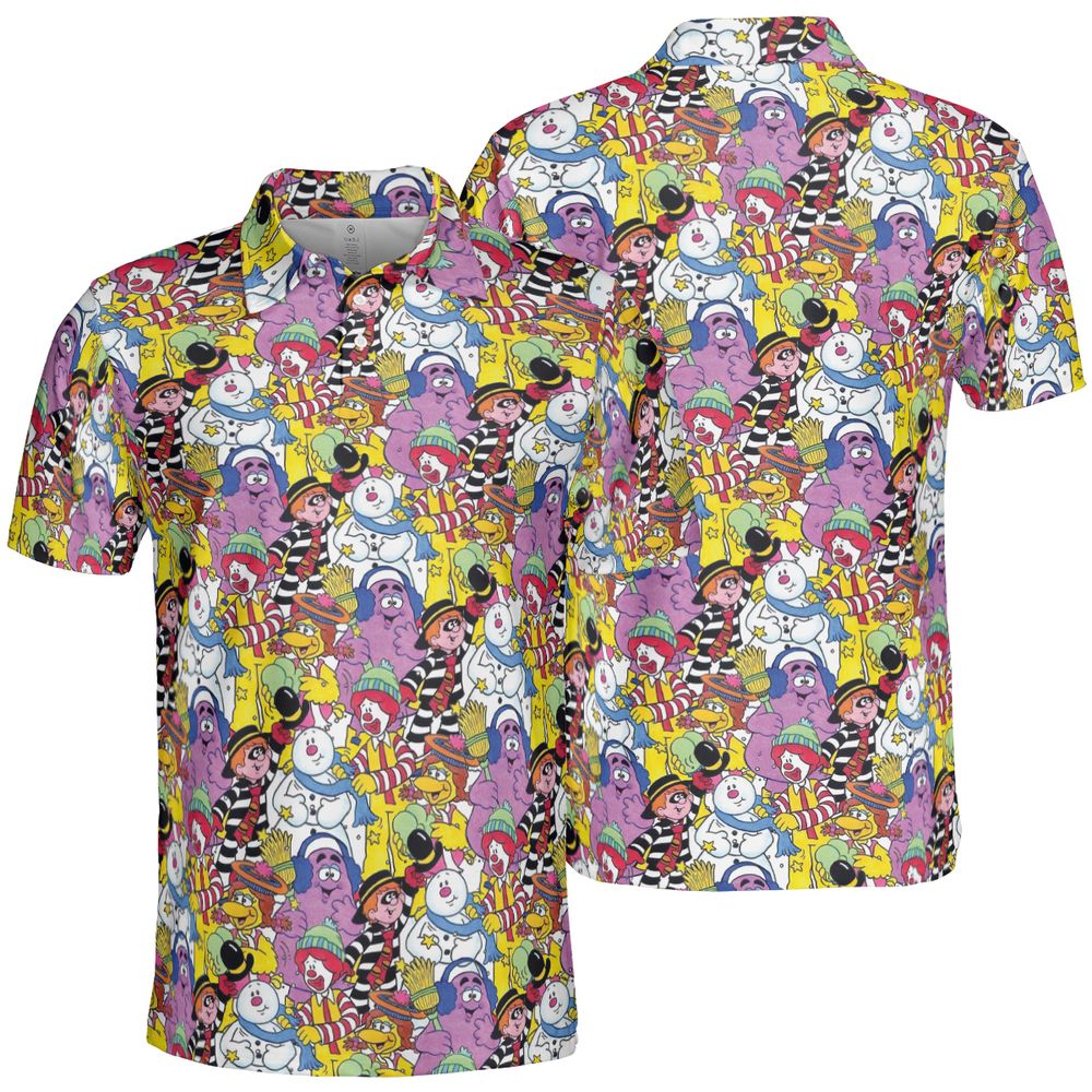 AOP Men/Women Polo Shirt - 1HJUWMLZ -  - 2
