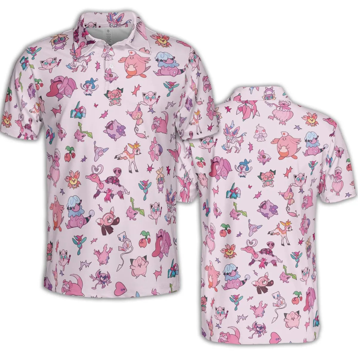 AOP Men/Women Polo Shirt - PVBTUVU2