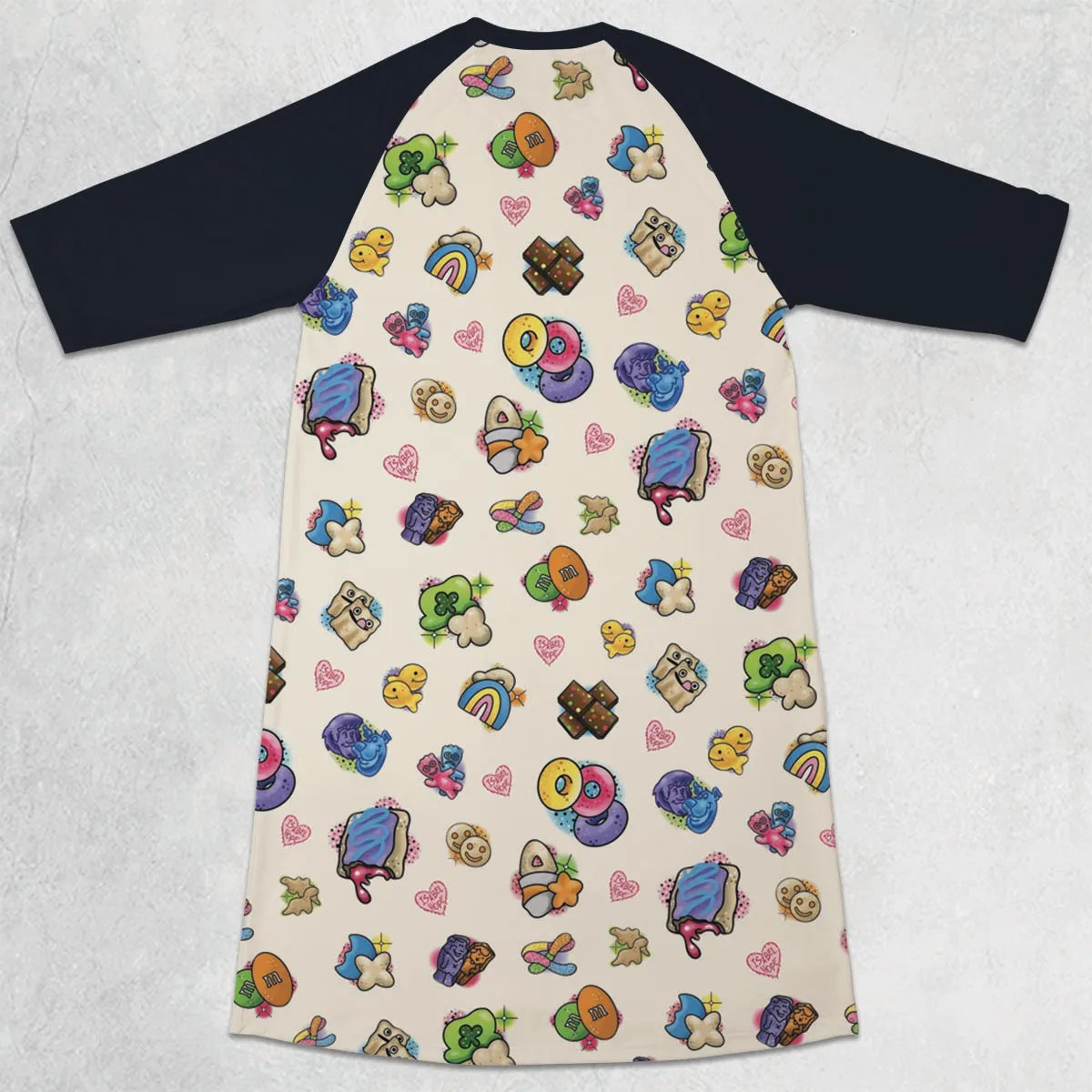 3/4 Sleeve Raglan Dress - B5N2V77P