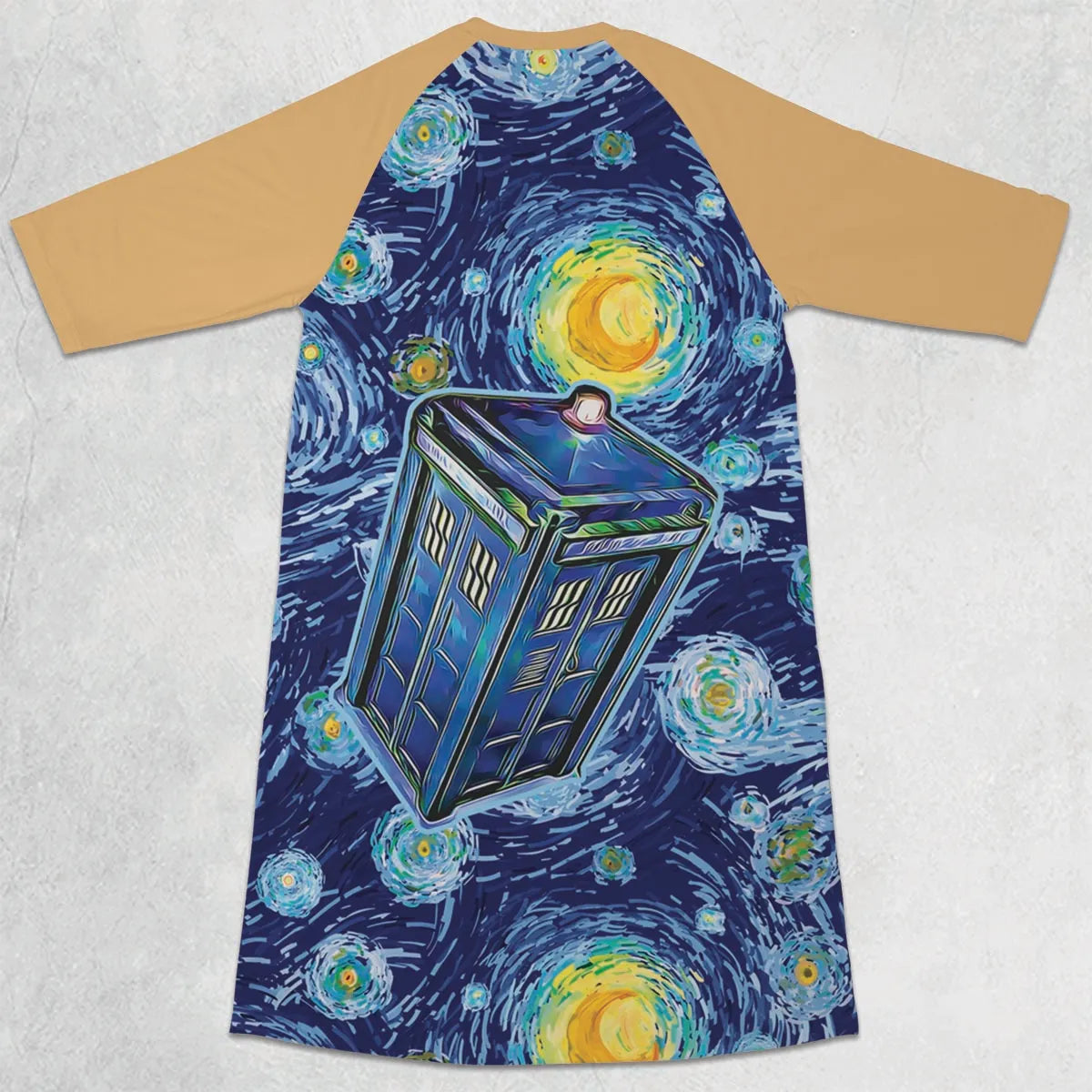 3/4 Sleeve Raglan Dress - EQX8Y7X8