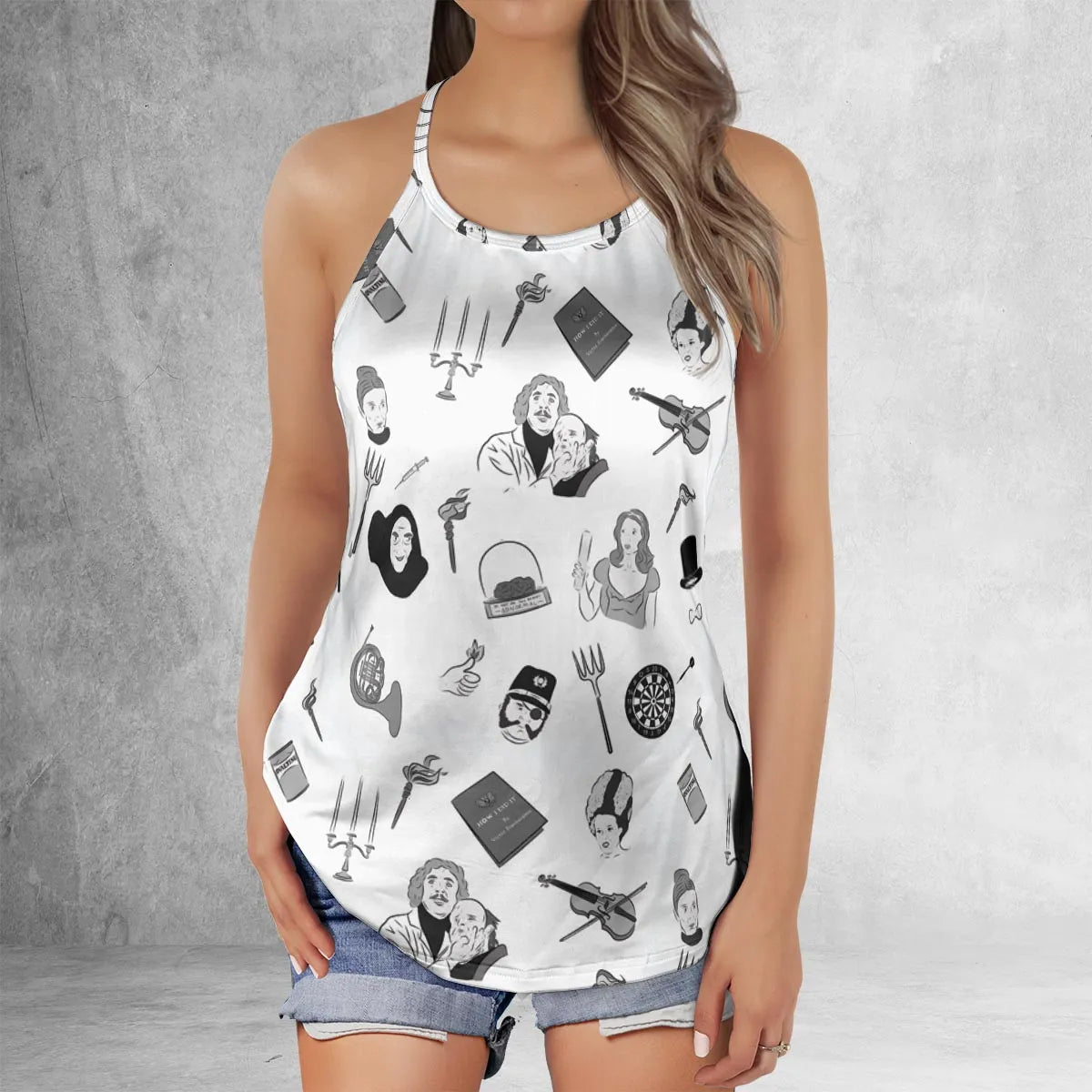 Criss Cross Tank Top - EVH126GB