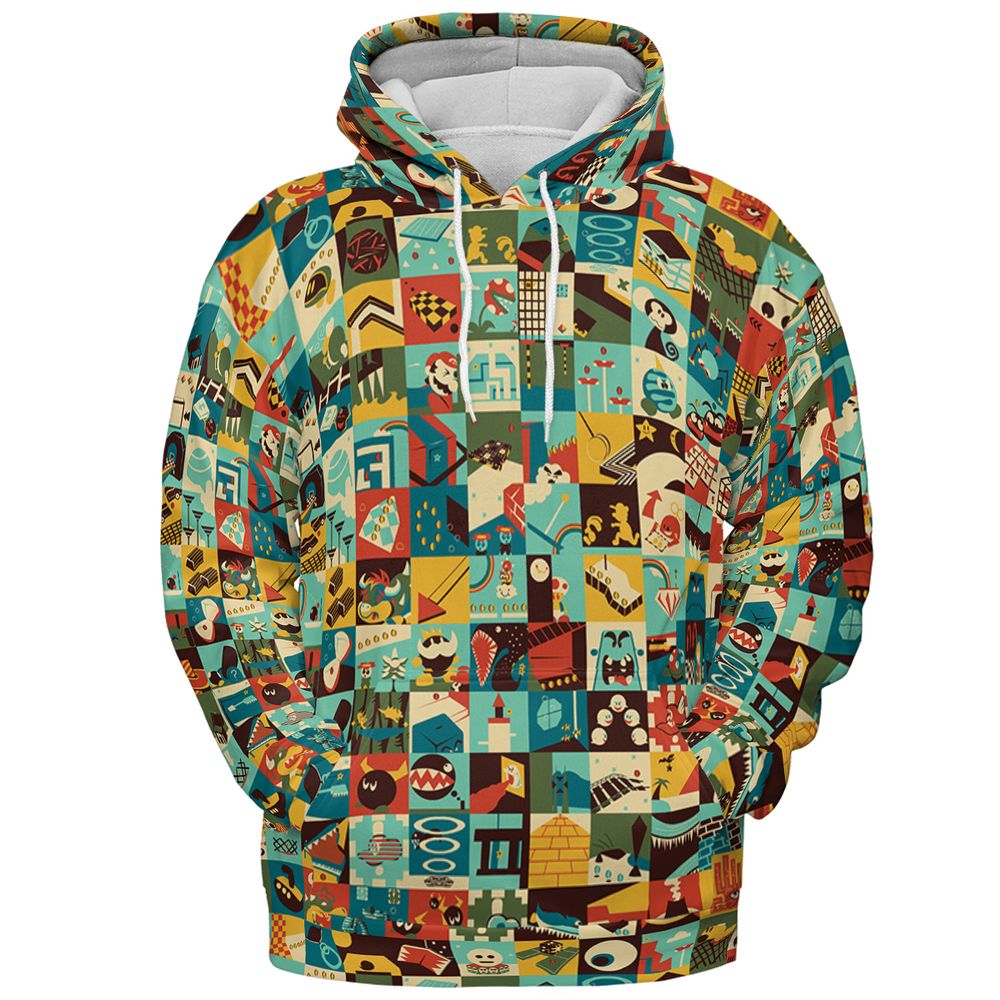 All-over Print Hoodie - RWUZ4FXW -  - 2