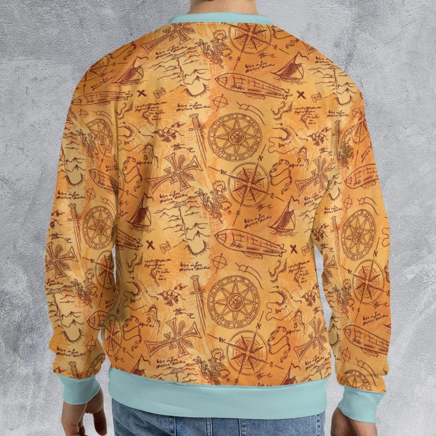 All-over Print Sweatshirt - 4FUZT2QS