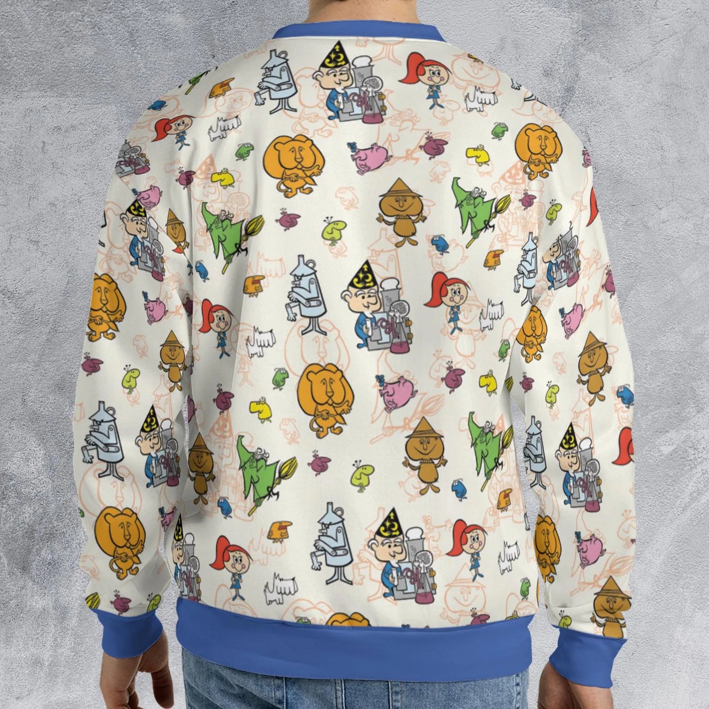 All-over Print Sweatshirt - QZPBNWX9