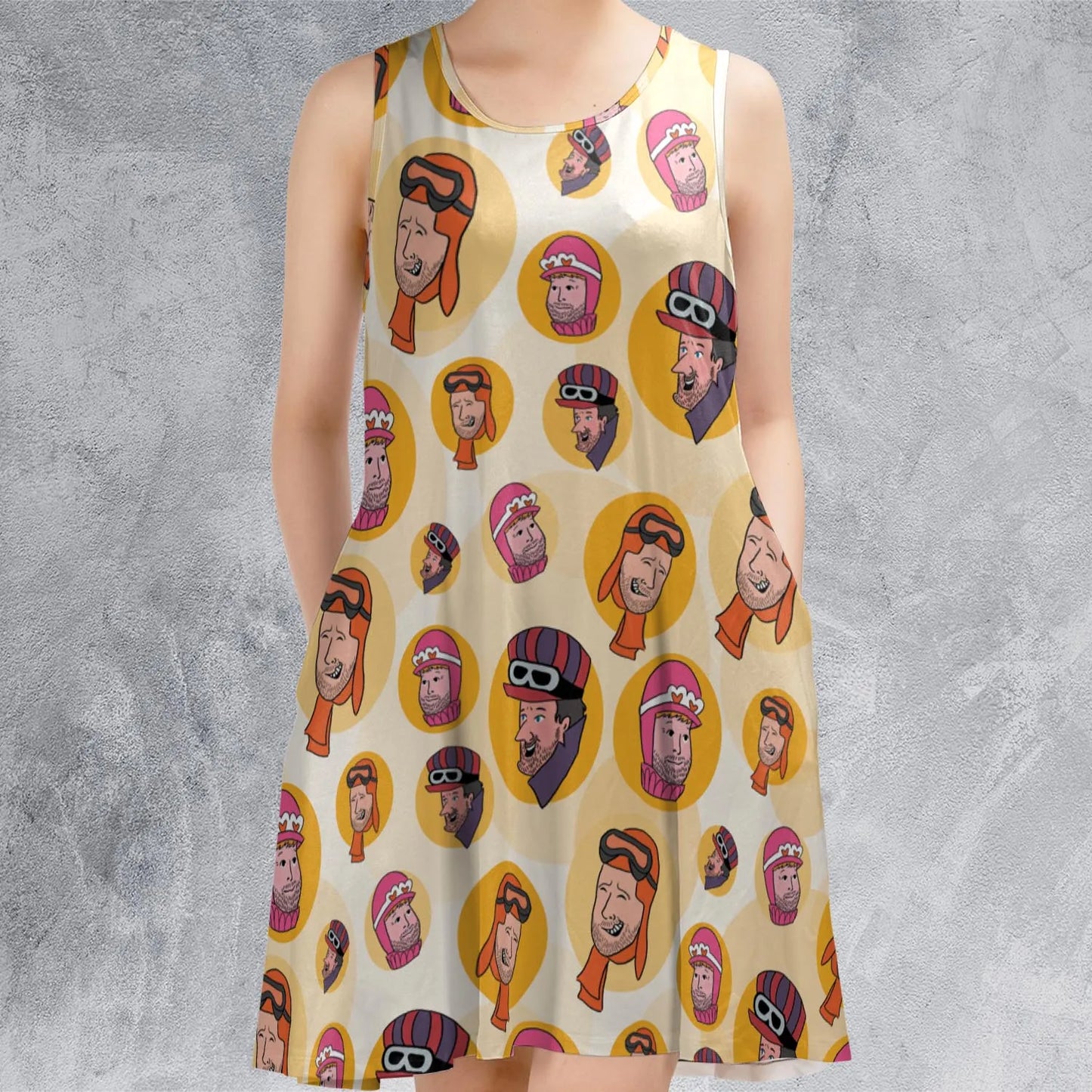 Sleeveless Dress - V6WCQ4CQ