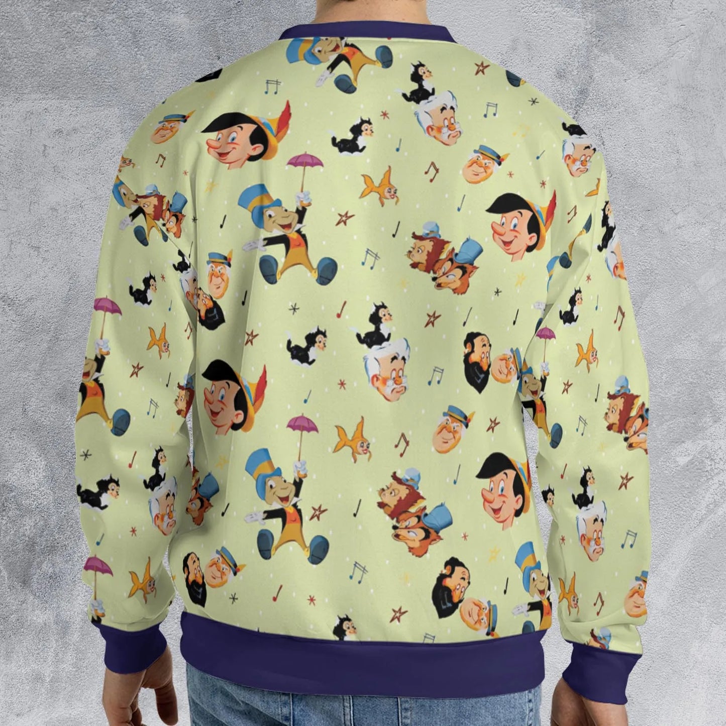 All-over Print Sweatshirt - QED2QLKU