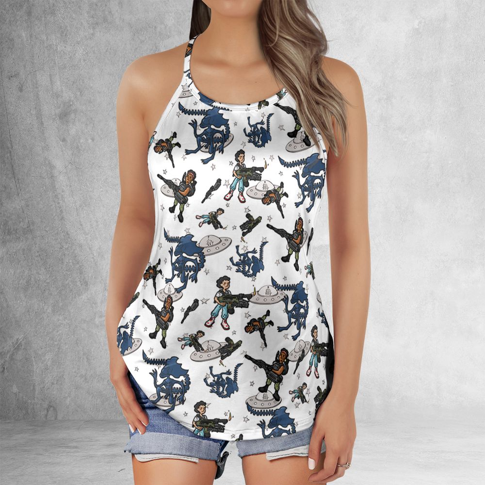 Criss Cross Tank Top - NXAUJV7K -  - 2