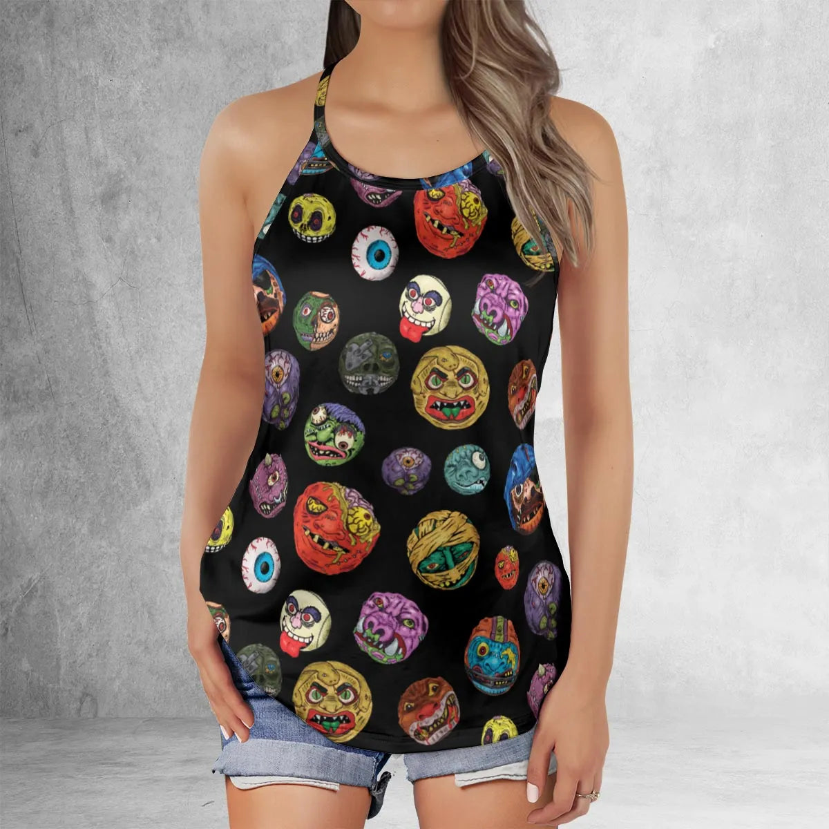 Criss Cross Tank Top - 3ZJXLKS5