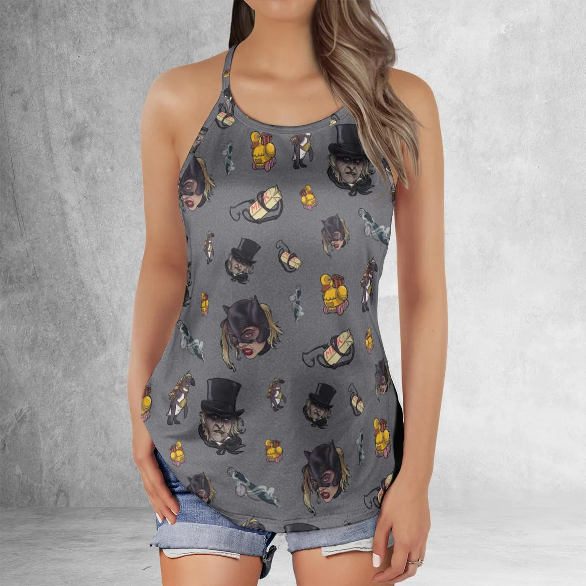 Criss Cross Tank Top - BVJ5SUT2