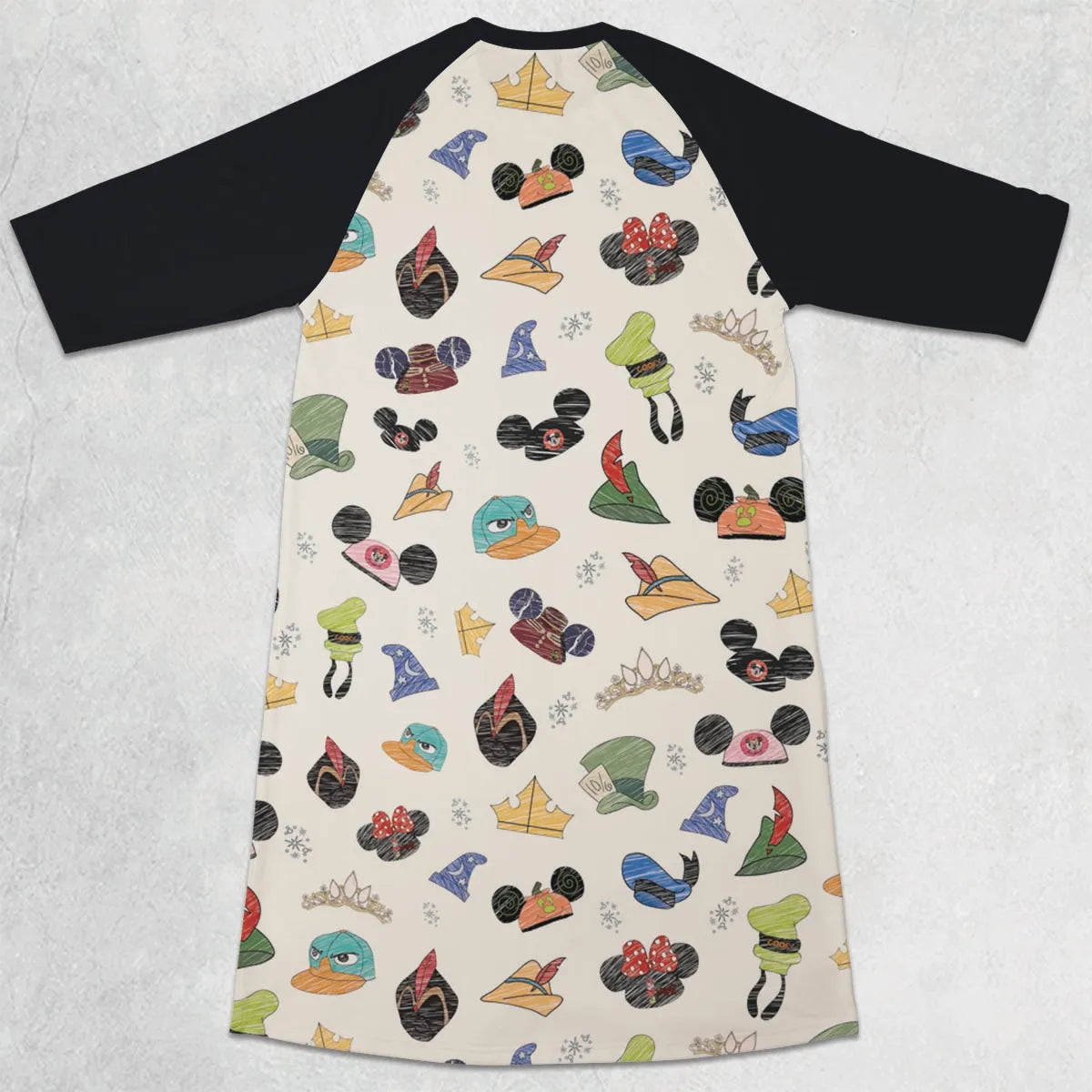 3/4 Sleeve Raglan Dress - EGA6H2LA