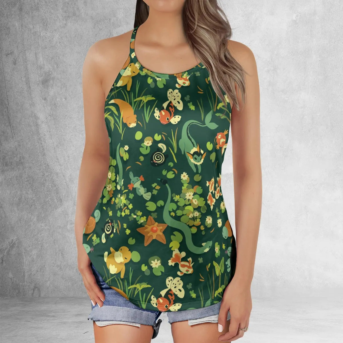 Criss Cross Tank Top - 74TC1L17