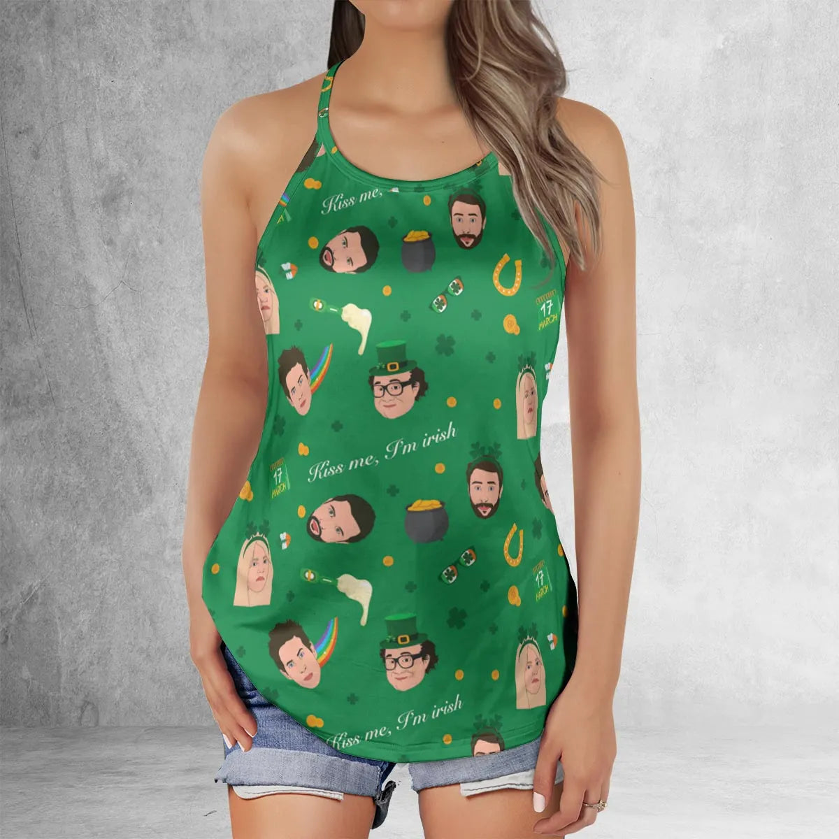 Criss Cross Tank Top - 3EB1Y9GP