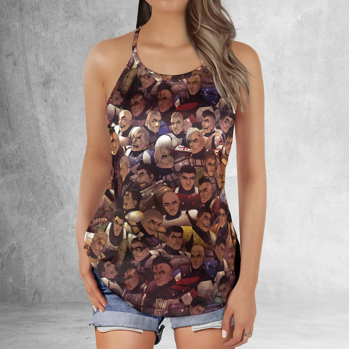 Criss Cross Tank Top - 3FVZ9XR5
