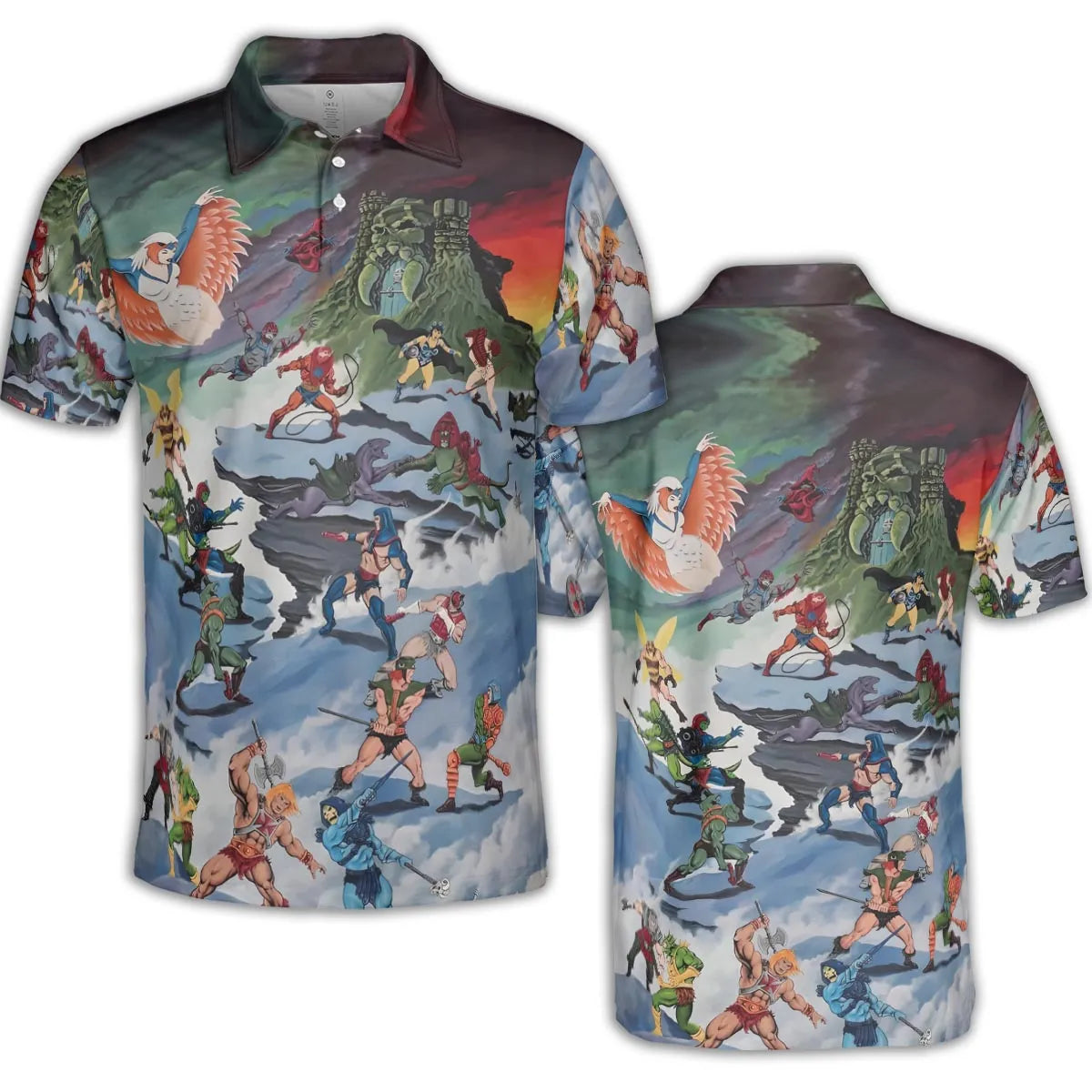 AOP Men/Women Polo Shirt - 9VXBR7T4