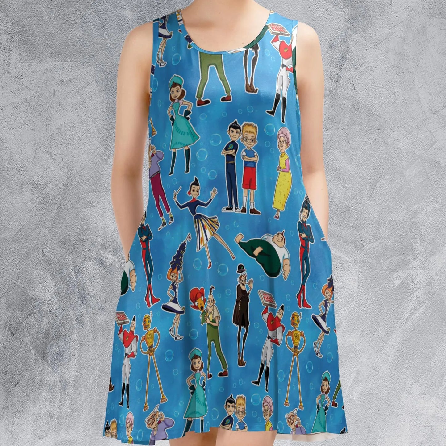 Sleeveless Dress - AKNMJPYB
