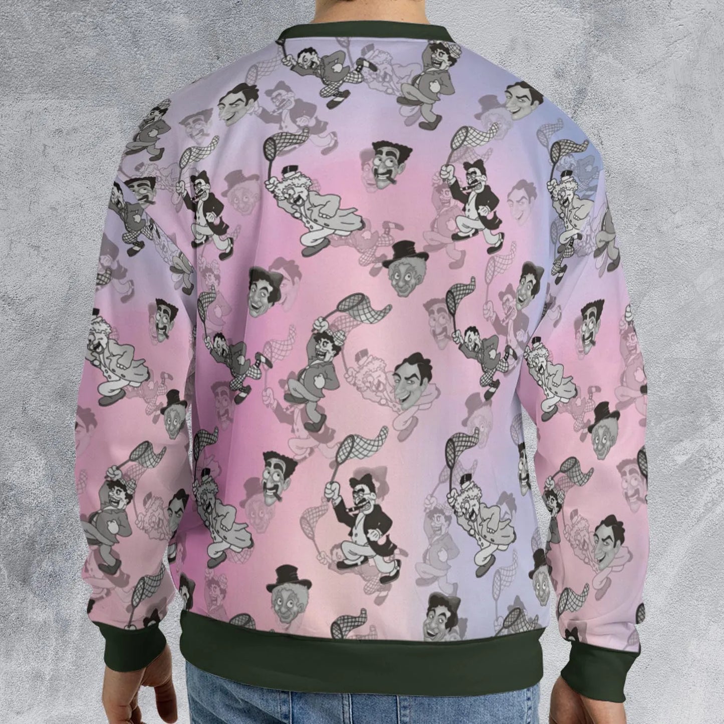 All-over Print Sweatshirt - R3X9WF8L