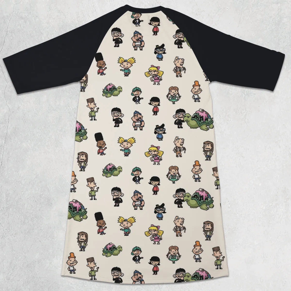 3/4 Sleeve Raglan Dress - 2XK5XBWP