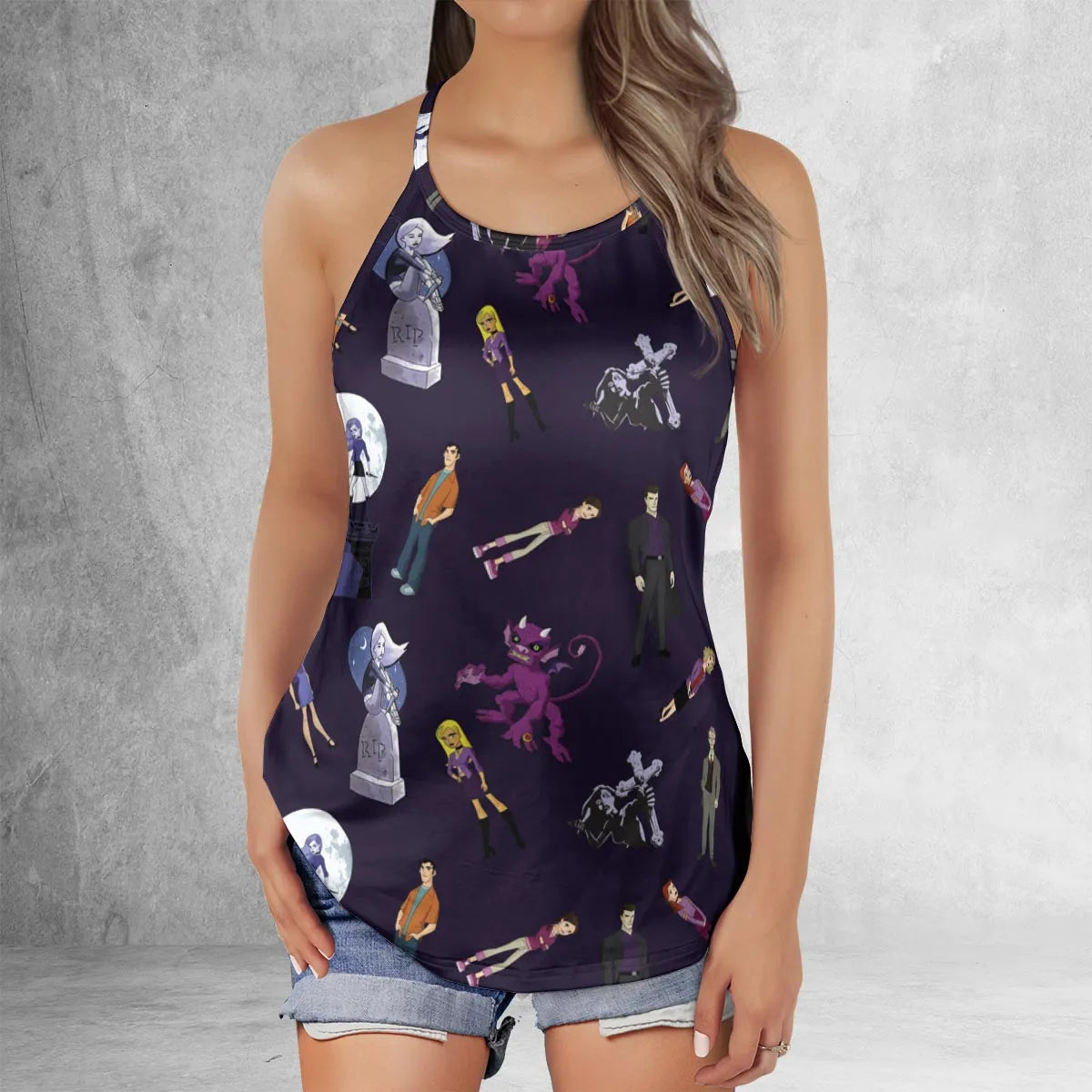 Criss Cross Tank Top - 2VPLSUGG