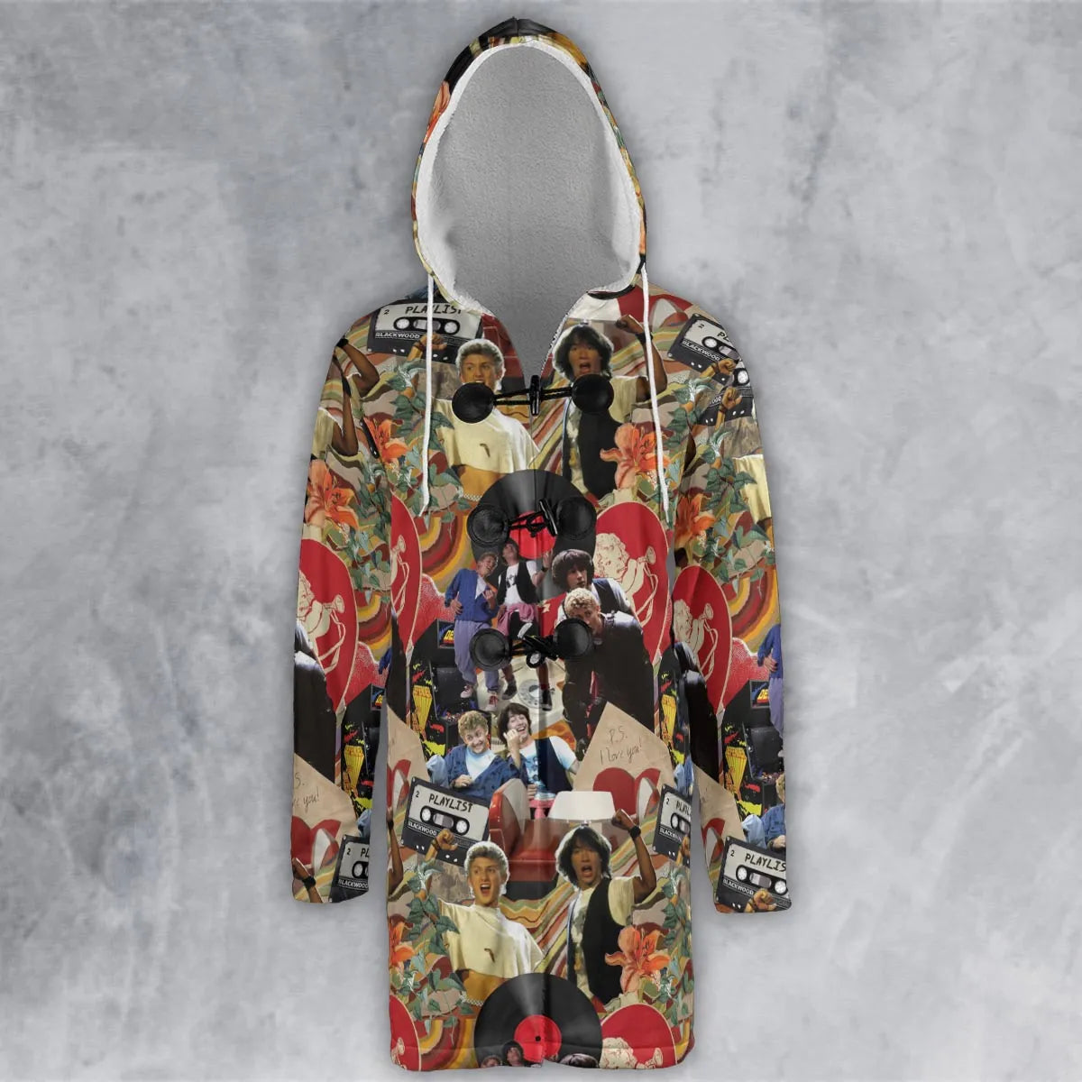 Hooded Cloak Coat - 813VGHMK