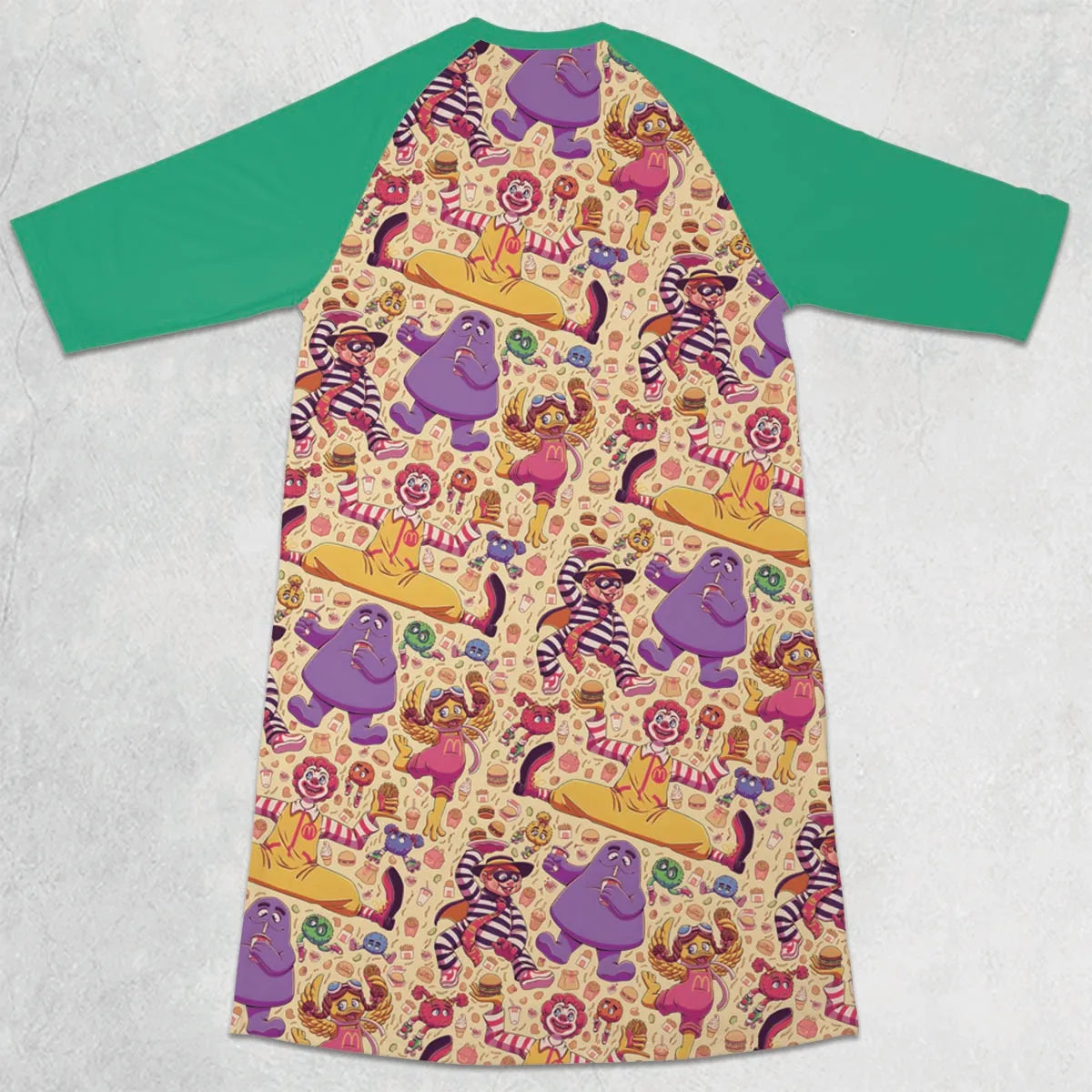 3/4 Sleeve Raglan Dress - NH6LXADN