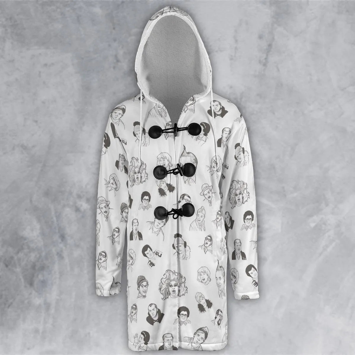 Hooded Cloak Coat - 4MUGCYAK