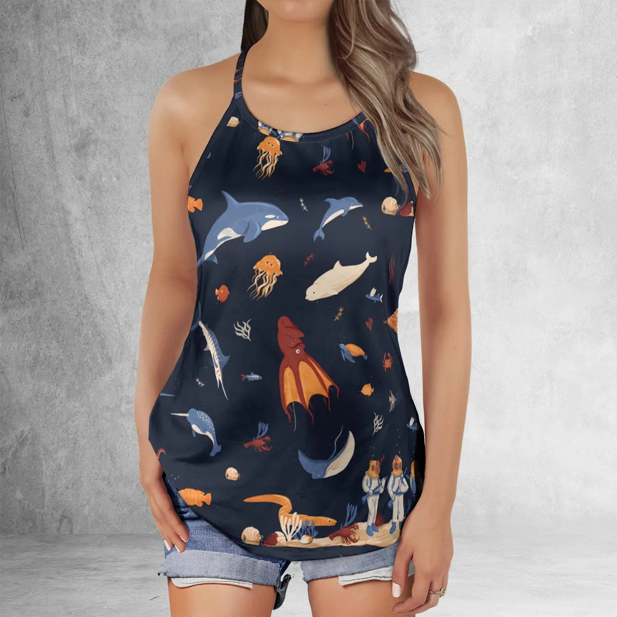 Criss Cross Tank Top - 6V1QDXW8