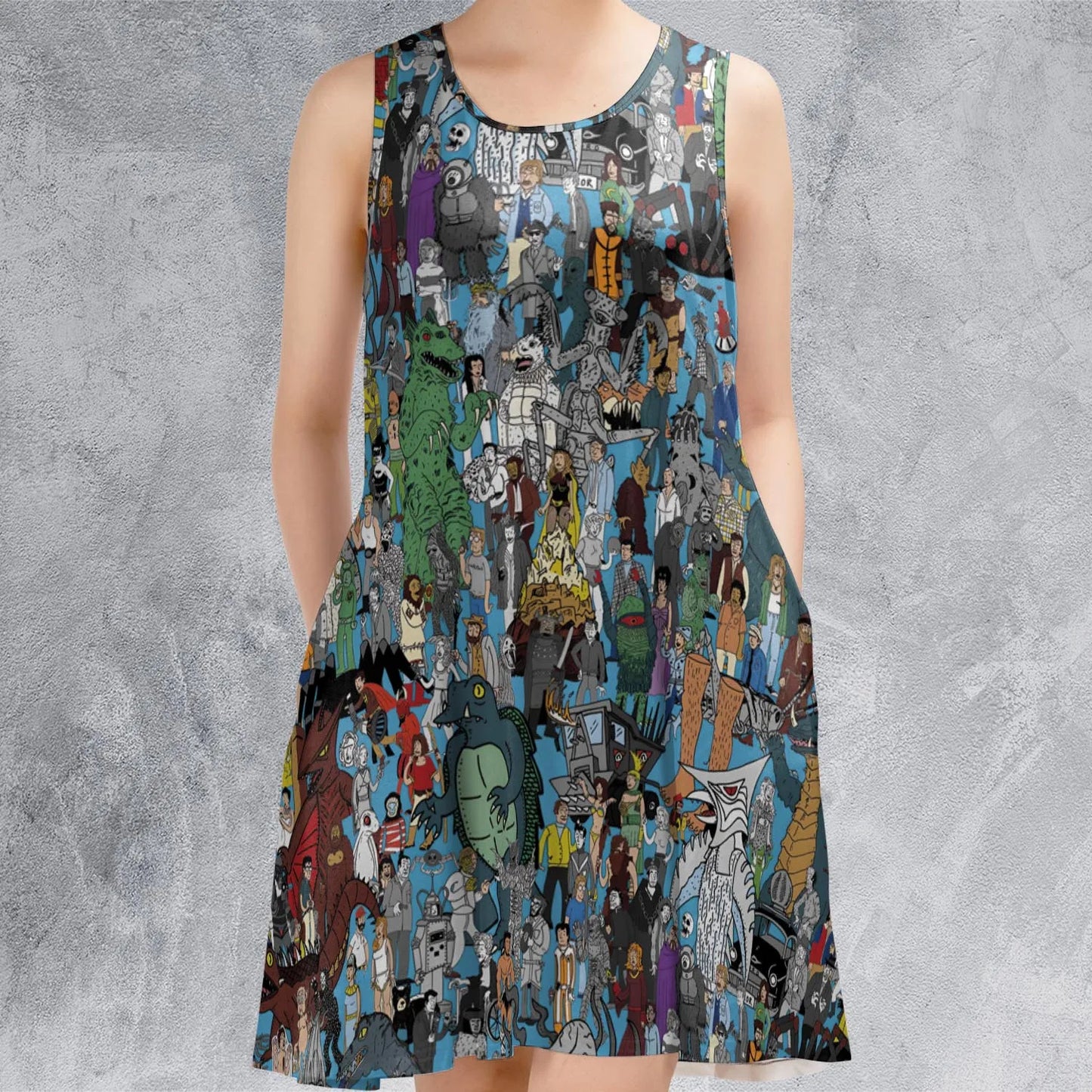 Sleeveless Dress - PHWY6F9Z