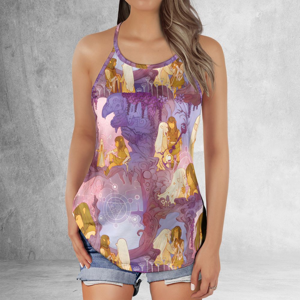Criss Cross Tank Top - DX39V622 -  - 2