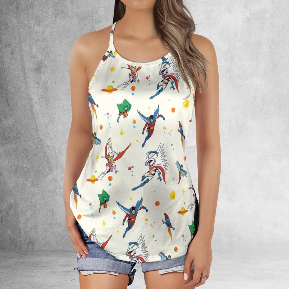 Criss Cross Tank Top - 4X6185JV