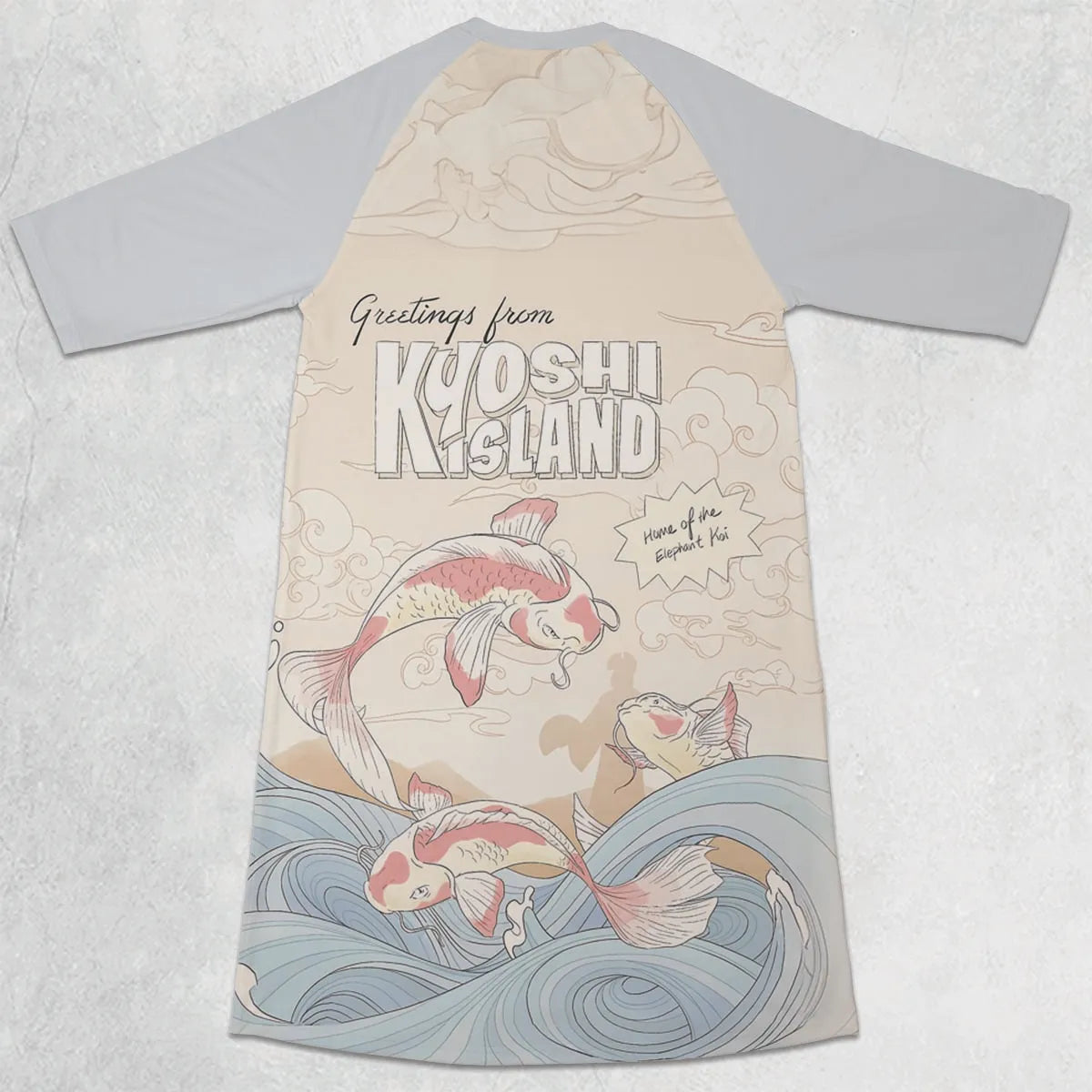 3/4 Sleeve Raglan Dress - BPKD98JB