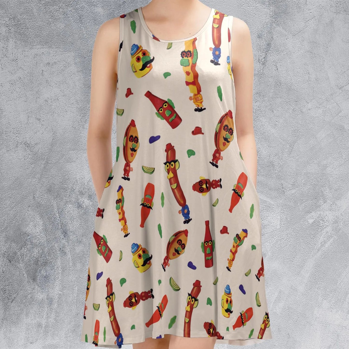Sleeveless Dress - VFKZQ7N7