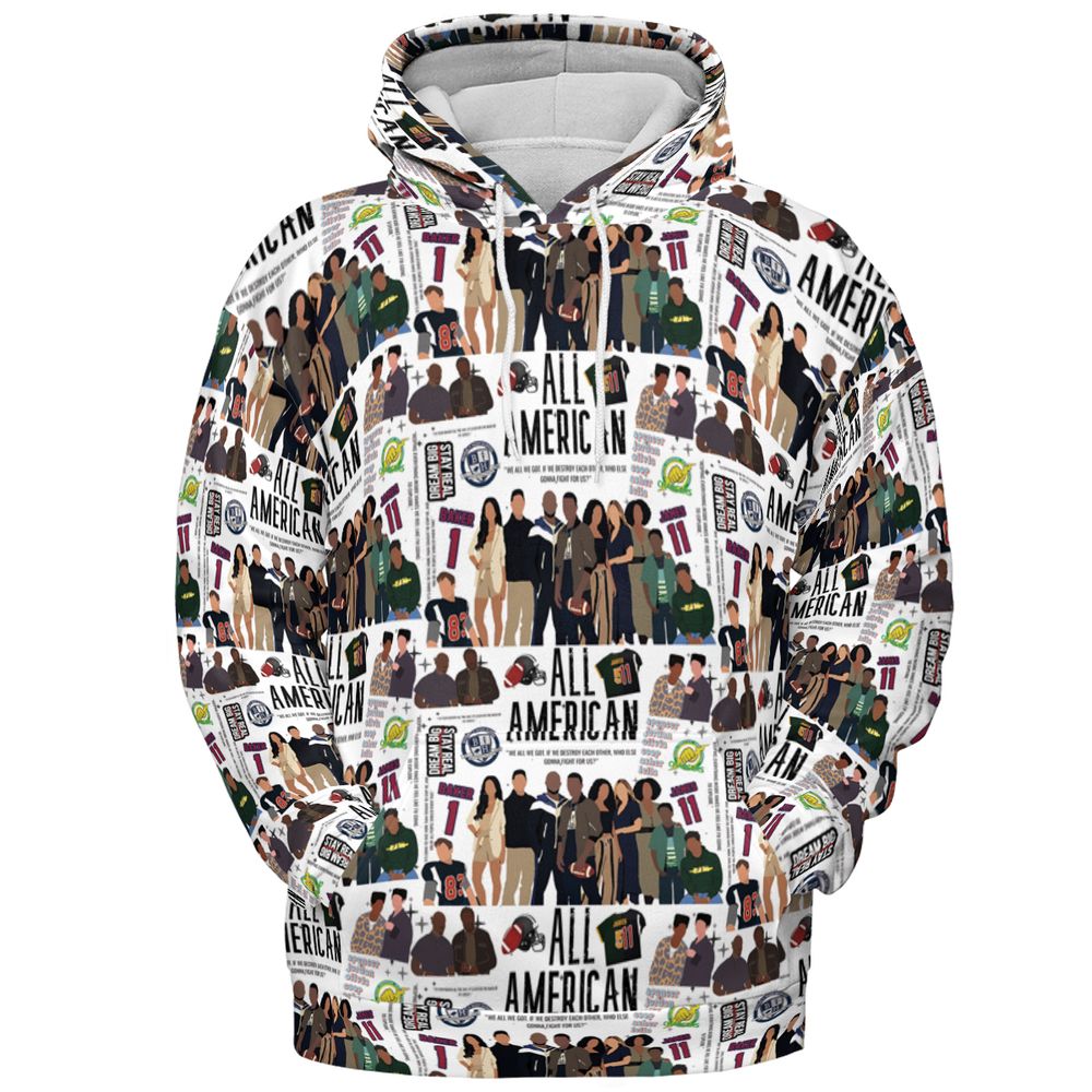 All-over Print Hoodie - 9ZS3W6BA -  - 2