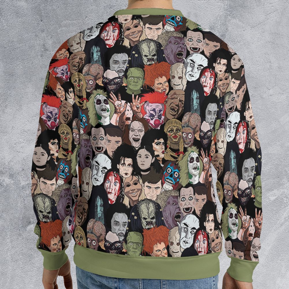 All-over Print Sweatshirt - EQKQE7QA -  - 2