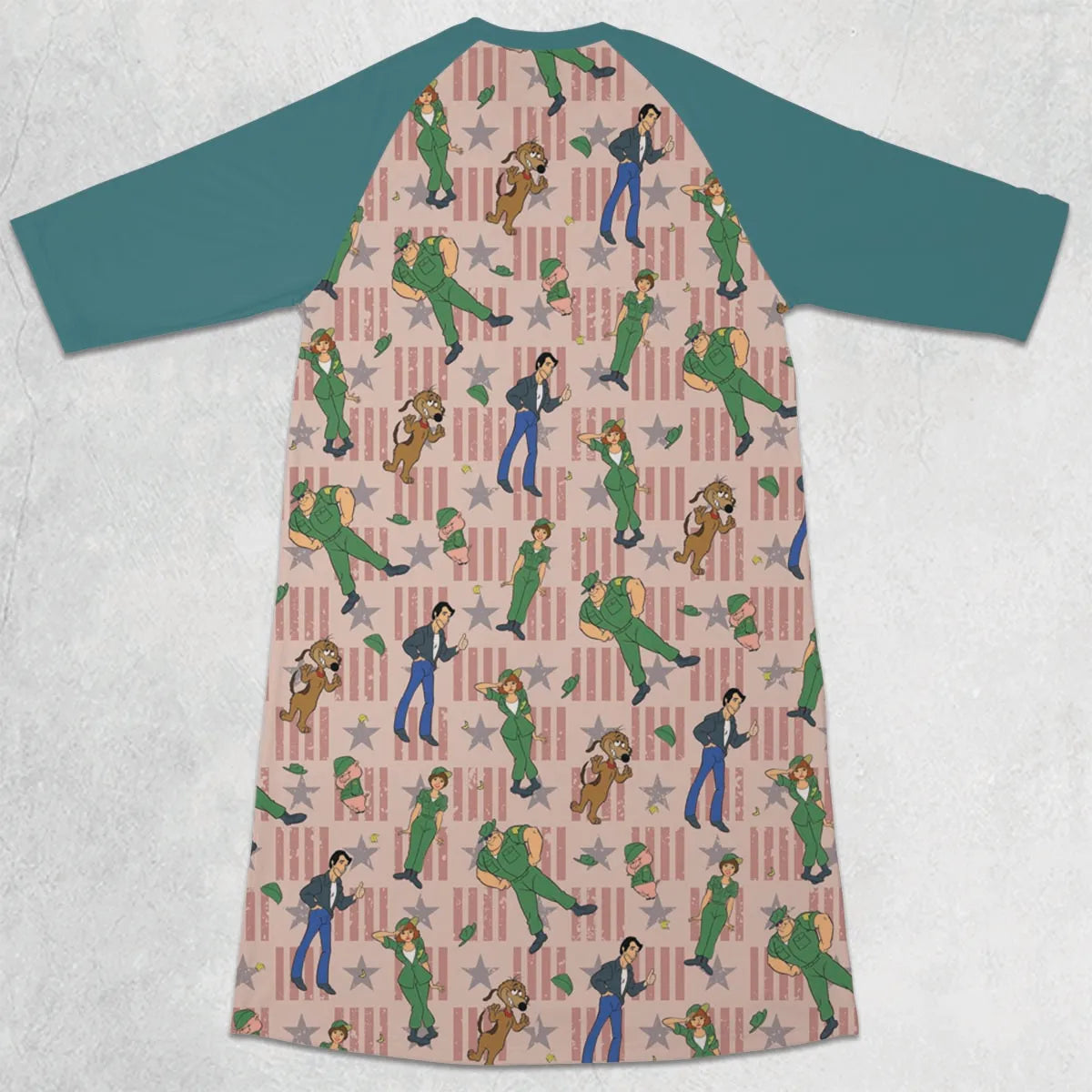 3/4 Sleeve Raglan Dress - 4NNAB1AN