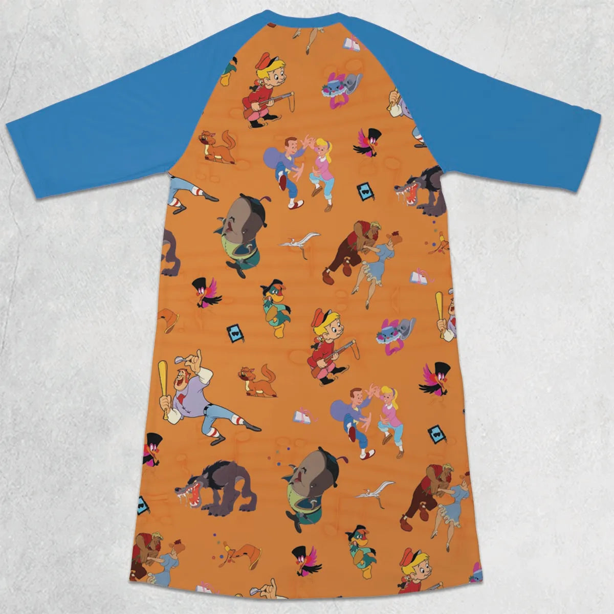 3/4 Sleeve Raglan Dress - 8BX3KVQ4