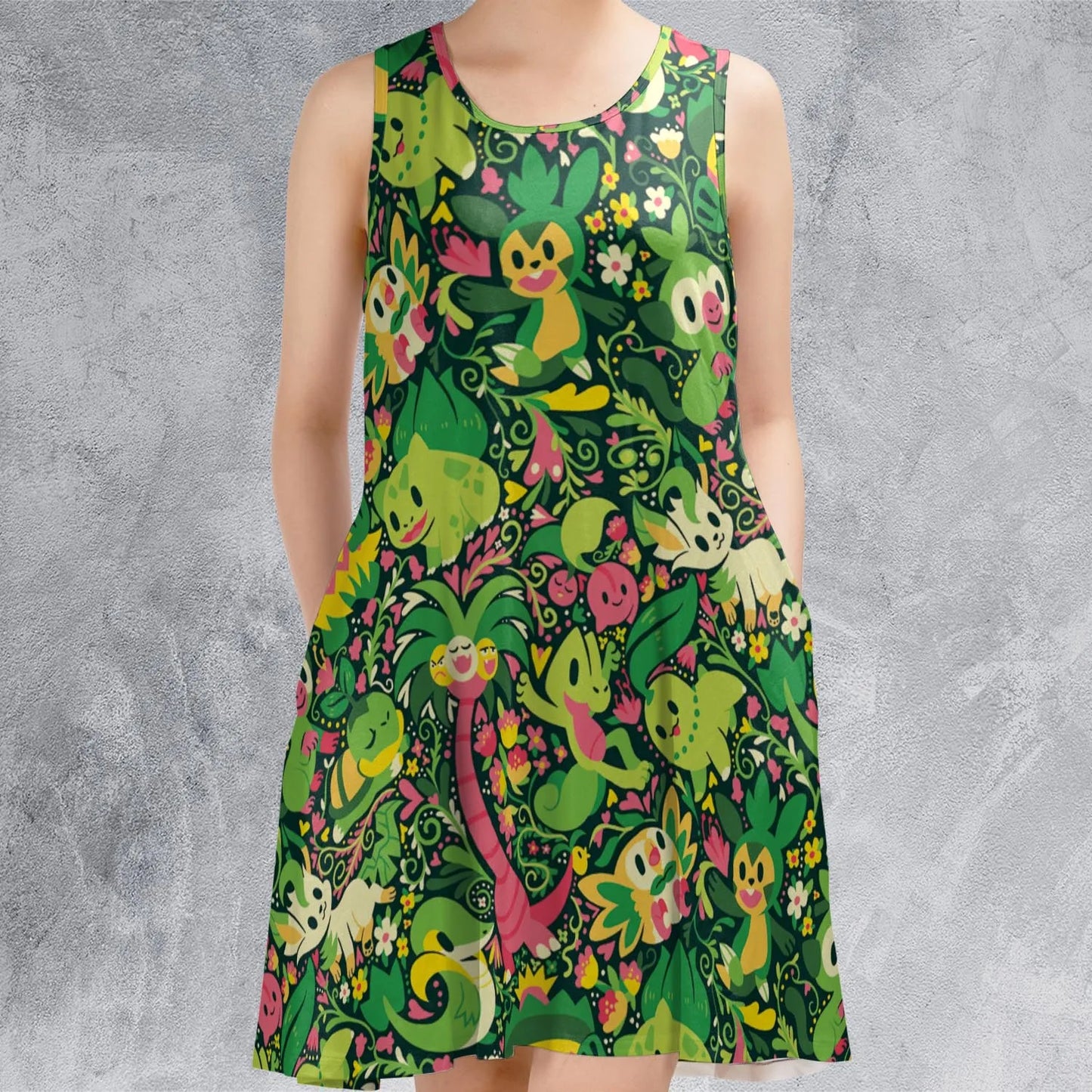 Sleeveless Dress - CRVTB4KE