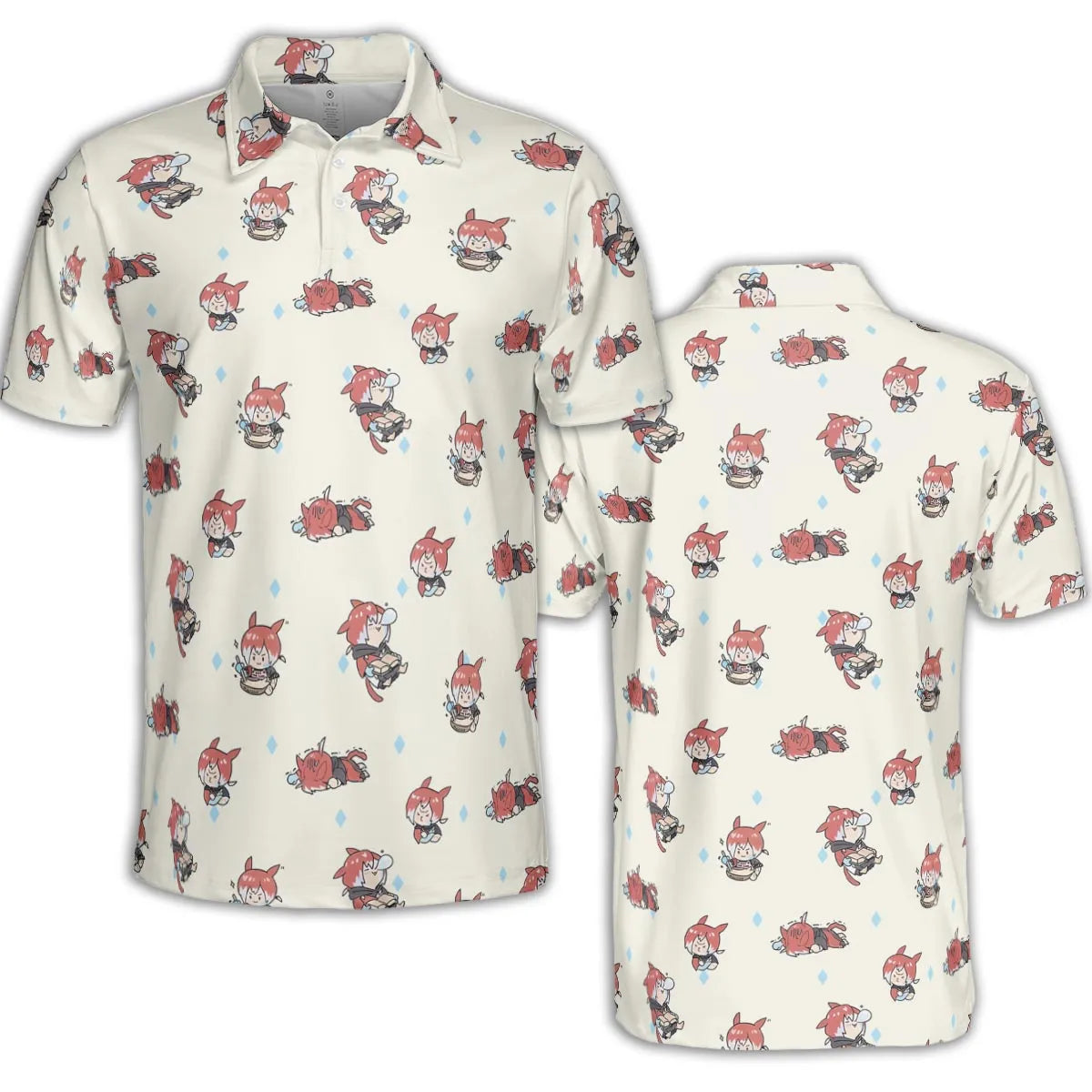 AOP Men/Women Polo Shirt - 3WAQ1TEB