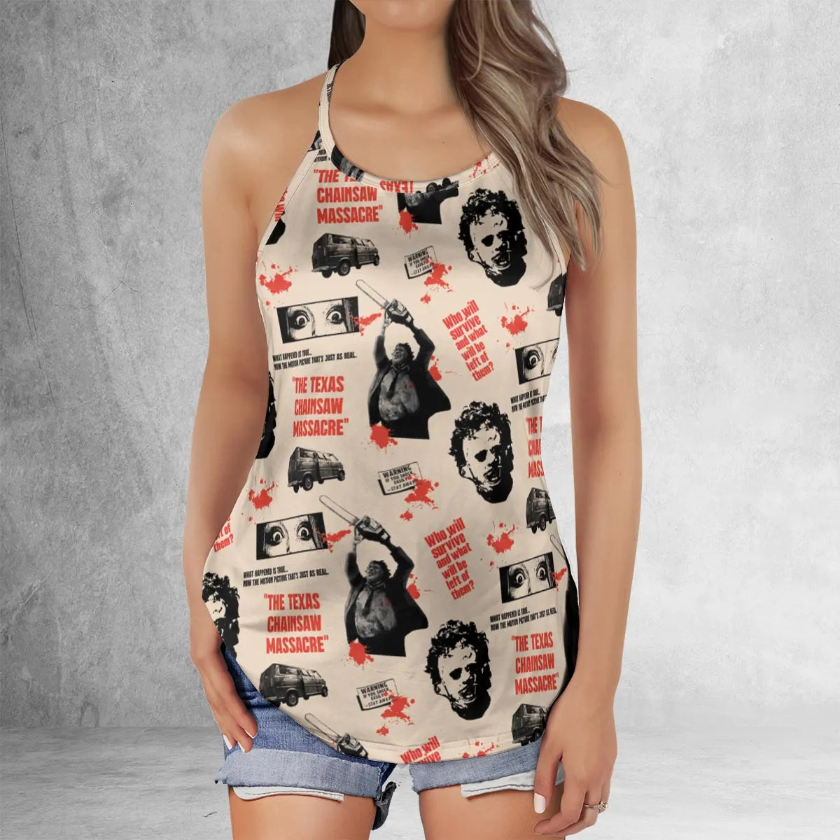 Criss Cross Tank Top - 7DA14WYK