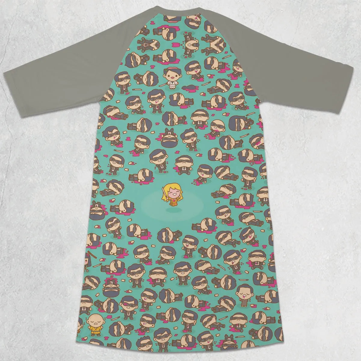 3/4 Sleeve Raglan Dress - ZEH3RYAR