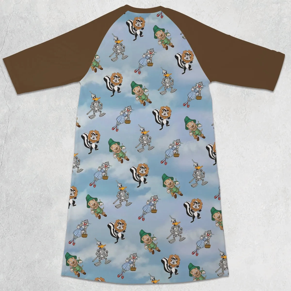 3/4 Sleeve Raglan Dress - GX9Y9NWZ