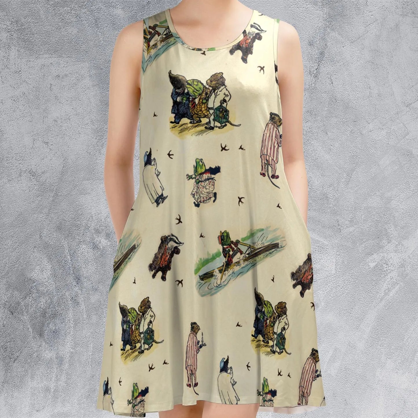 Sleeveless Dress - XZXHAKPN