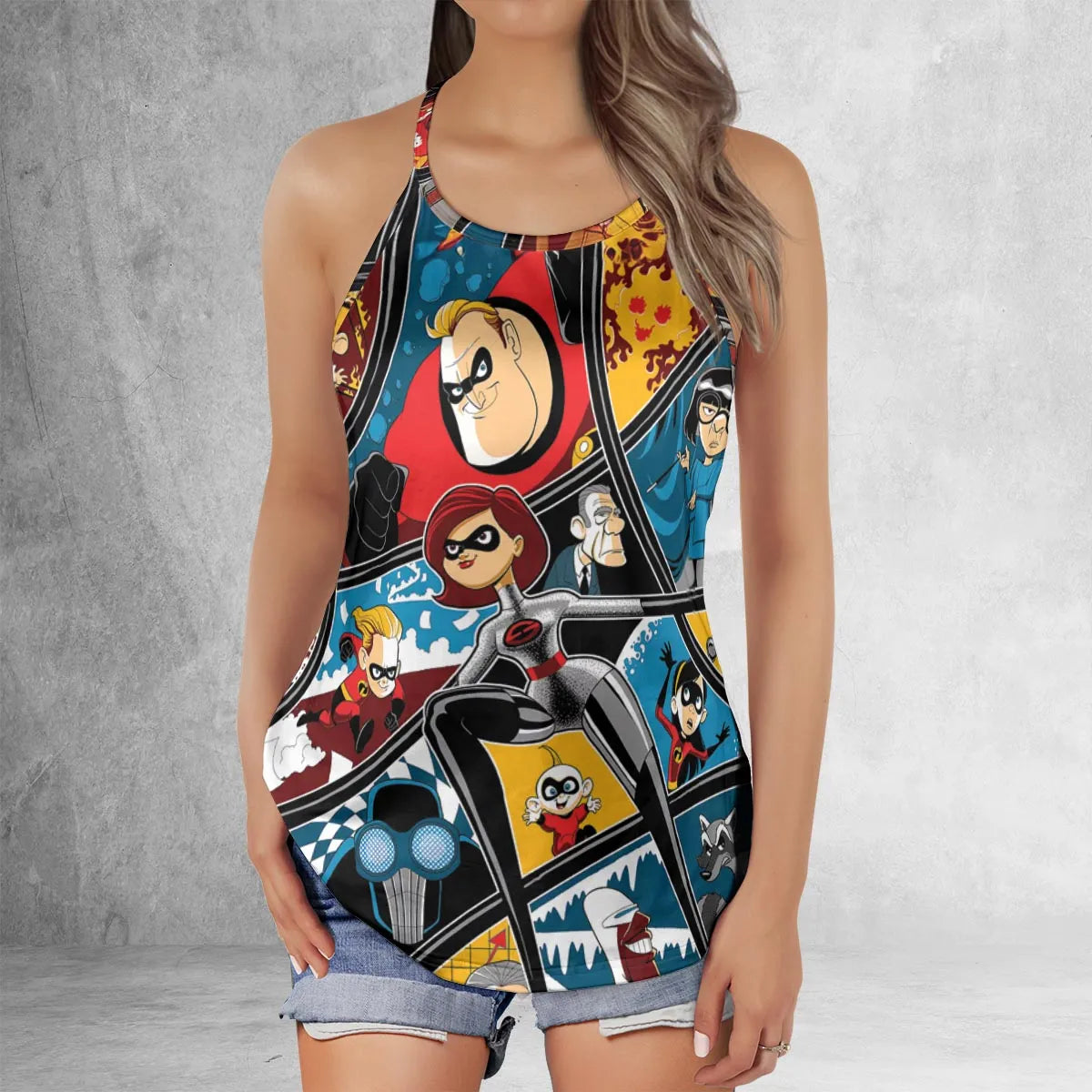 Criss Cross Tank Top - YP49CRVL
