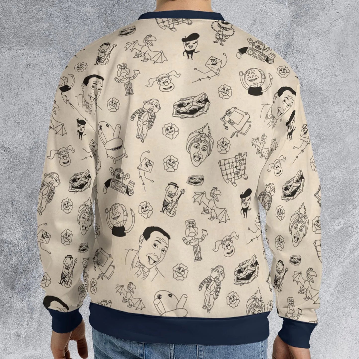 All-over Print Sweatshirt - 8L2GZRCS