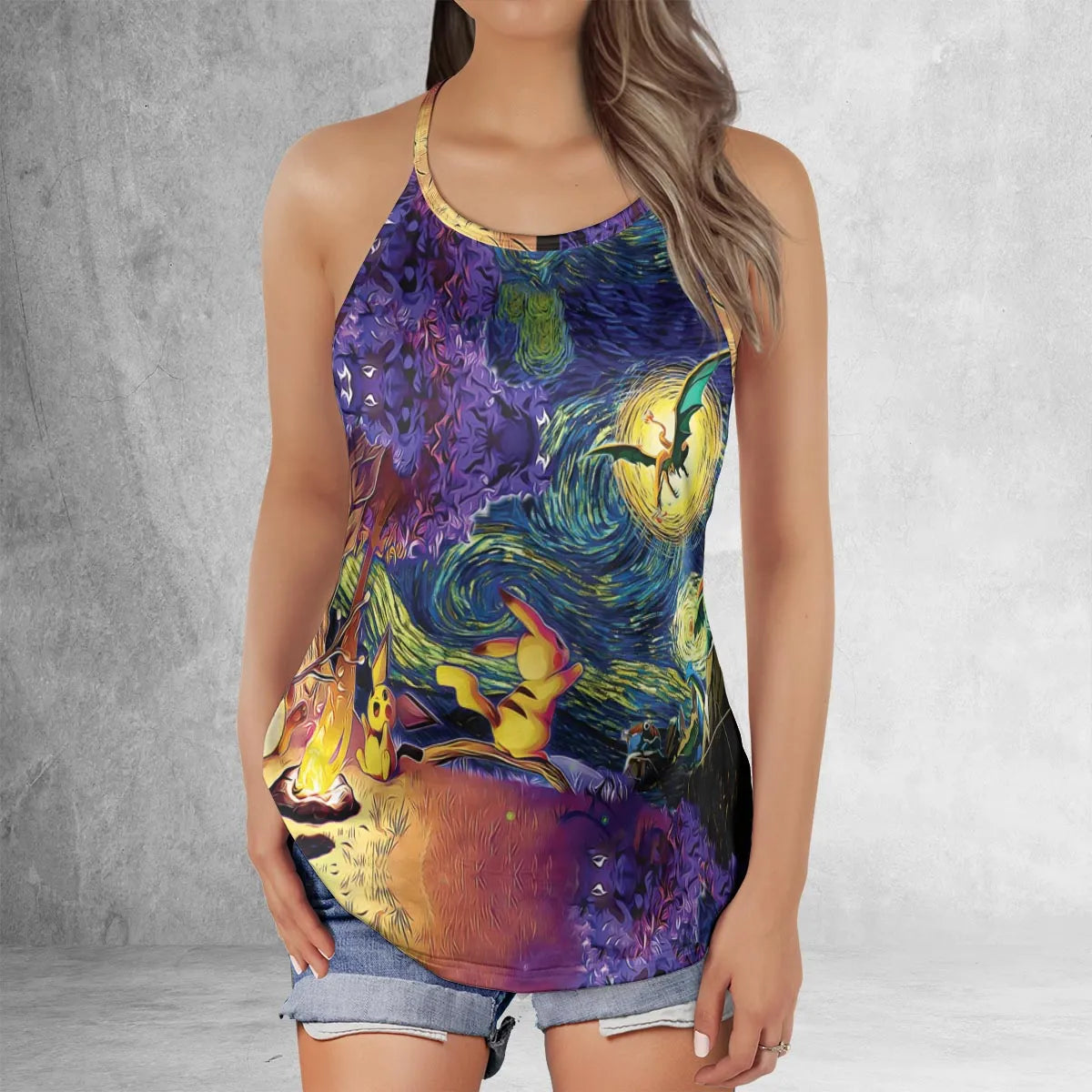 Criss Cross Tank Top - ETPMFU5B