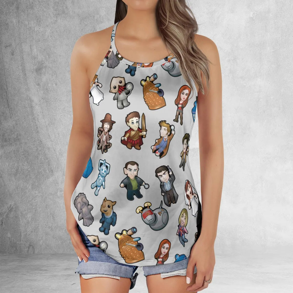 Criss Cross Tank Top - L9WMHRFP