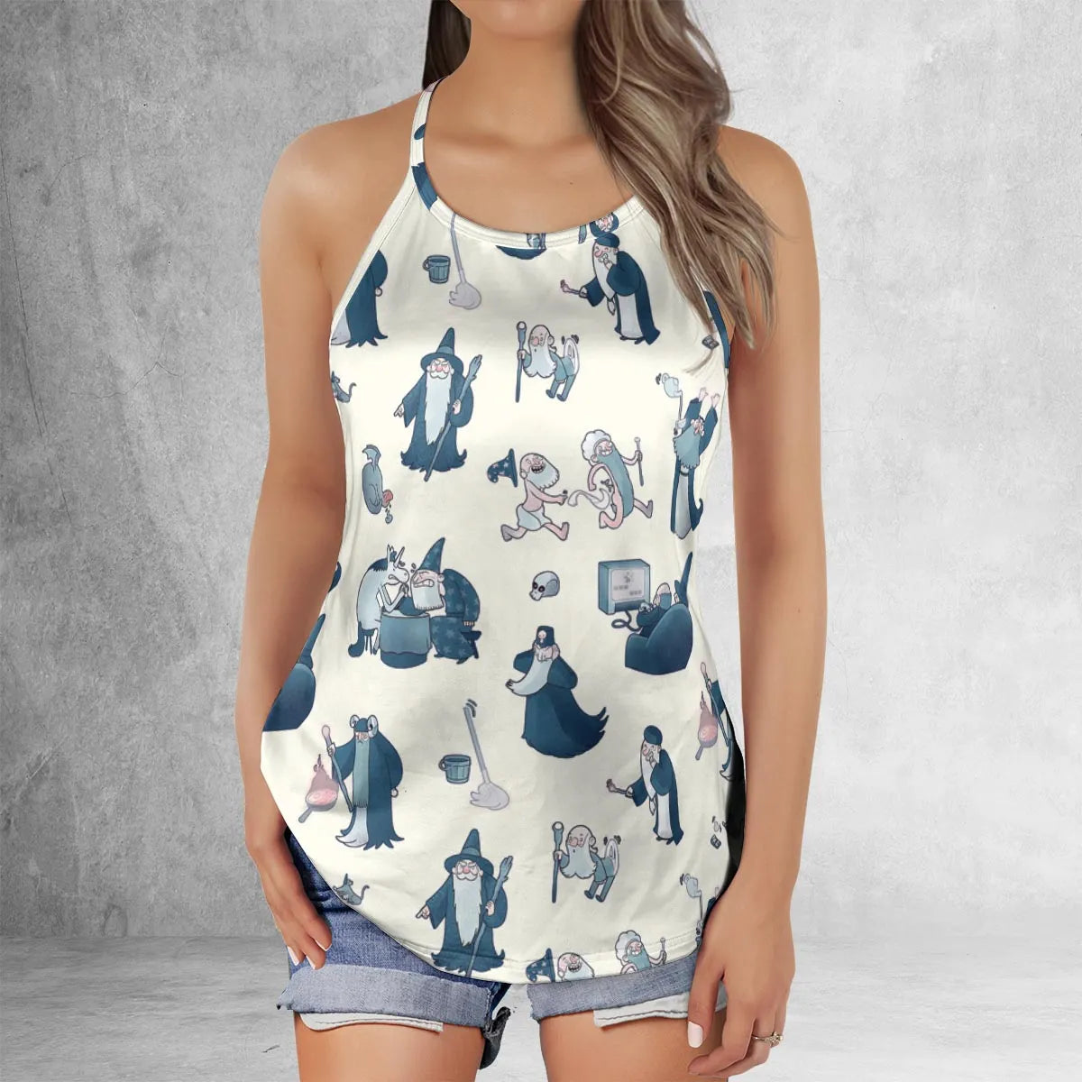 Criss Cross Tank Top - ARBS3H7J
