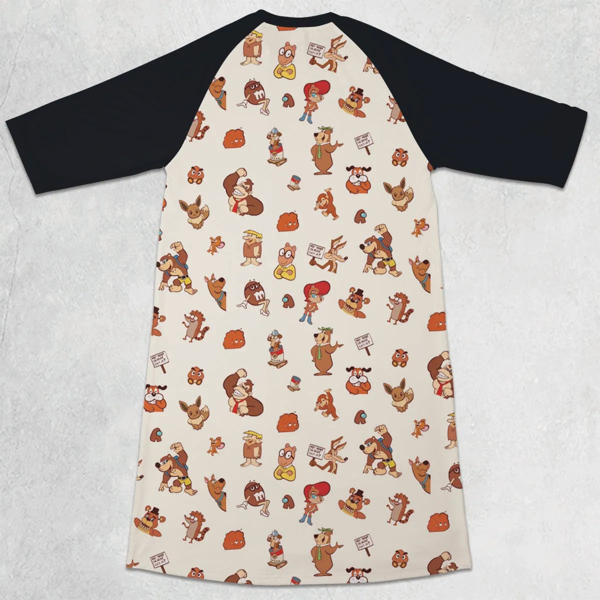 3/4 Sleeve Raglan Dress - JM7HBVHF