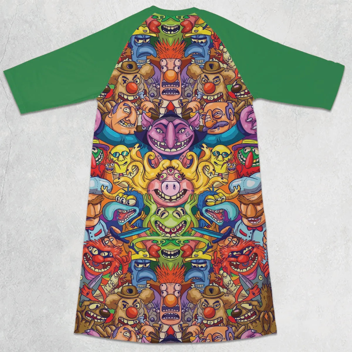 3/4 Sleeve Raglan Dress - 3DHCULP5