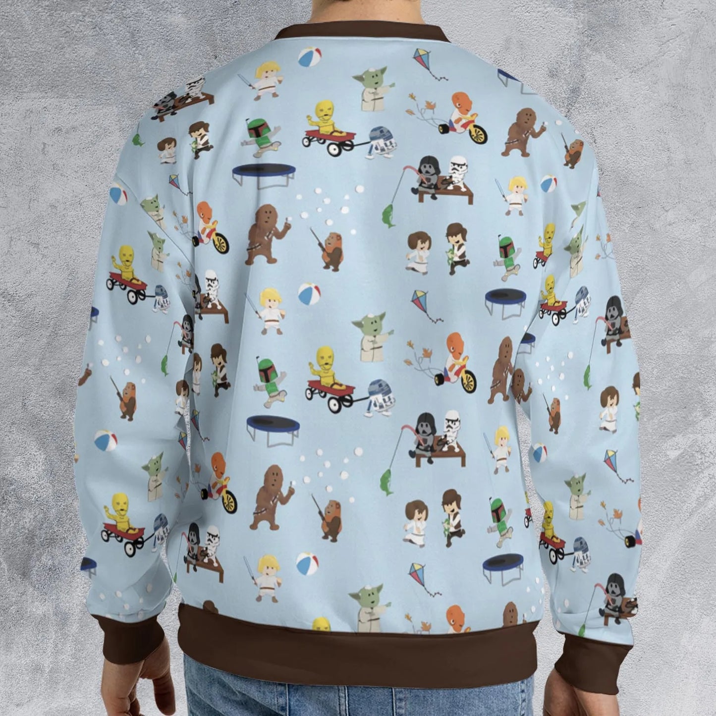All-over Print Sweatshirt - 3ULNT7PK